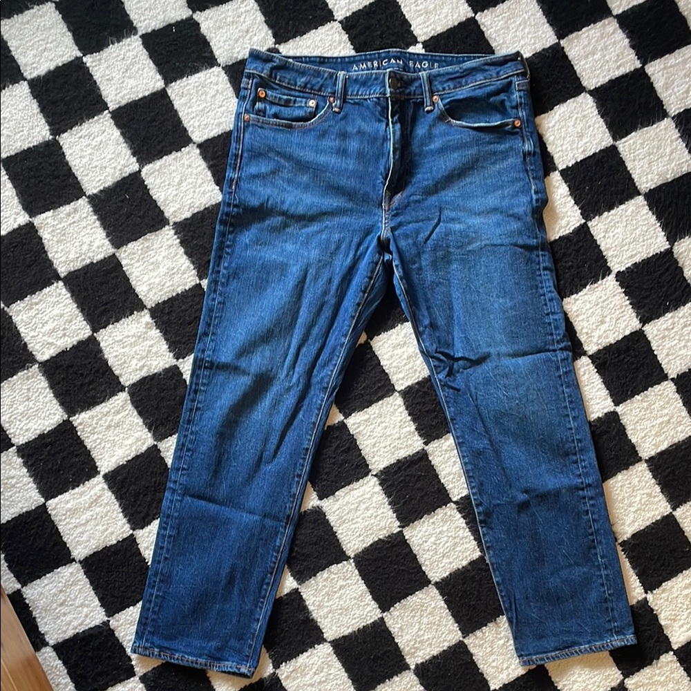 American Eagle Outfitters Blue Jeans Original Straight AirFlex+